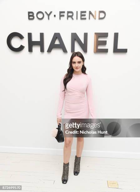 Founder of Friend of a Friend Olivia Perez attends as CHANEL celebrates the launch of the Coco Club, a Boy-Friend Watch event at The Wing Soho on...