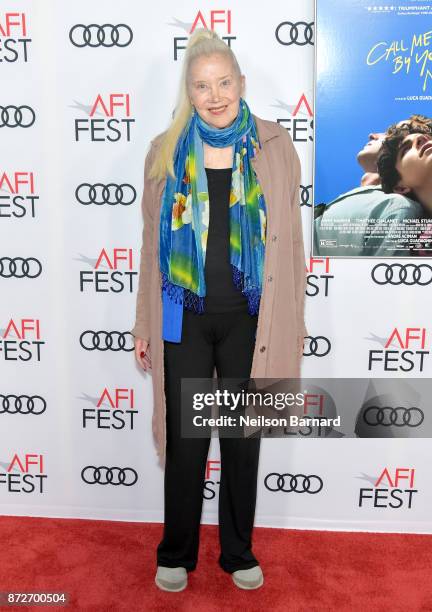 Sally Kirkland attends the screening of "Call Me By Your Name" at AFI FEST 2017 Presented By Audi at TCL Chinese Theatre on November 10, 2017 in...