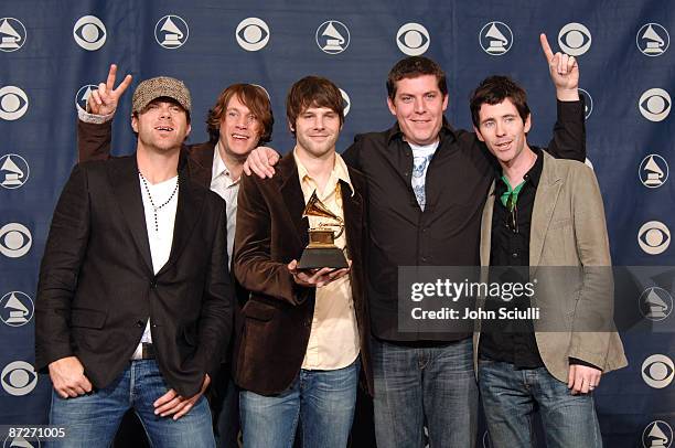 Audio Adrenaline, winners of Best Rock Gospel Album for "Until My Heart Caves In"