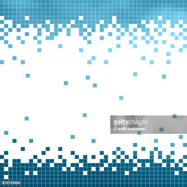 mosaic - square composition stock illustrations
