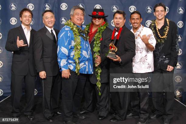 Masters of Hawaiian Music, winners of Best Hawaiian Music Album for "Masters of Hawaiian Slack Key Guitar - Vol. 1"