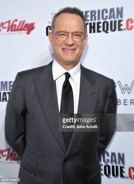 Tom Hanks attends the 31st American Cinematheque Award Presentation Honoring Amy Adams Presented by GRoW @ Annenberg. Presentation of The 3rd Annual...