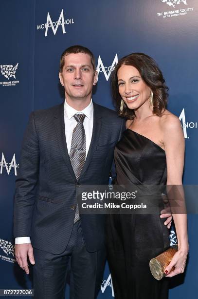Rob Thomas and Marisol Thomas attend the 2017 Humane Society of the United States to the Rescue! New York Gala at Cipriani 42nd Street on November...