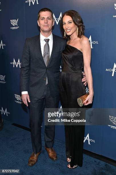Rob Thomas and Marisol Thomas attend the 2017 Humane Society of the United States to the Rescue! New York Gala at Cipriani 42nd Street on November...