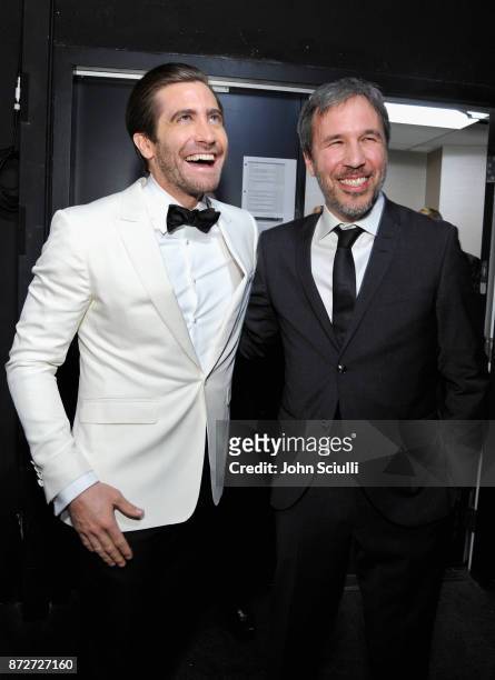 Jake Gyllenhaal and Denis Villeneuve attend the 31st American Cinematheque Award Presentation Honoring Amy Adams Presented by GRoW @ Annenberg....