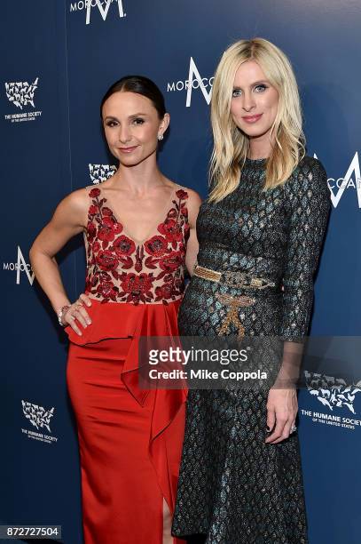 Georgina Bloomberg and Nicky Hilton Rothschild attend the 2017 Humane Society of the United States to the Rescue! New York Gala at Cipriani 42nd...