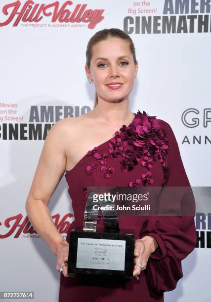 Honoree Amy Adams, recipient of the American Cinematheque Award, attends the 31st American Cinematheque Award Presentation Honoring Amy Adams...