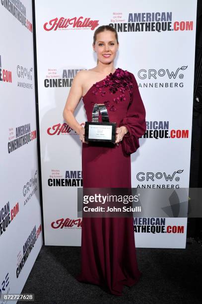 American Cinematheque Award recipient Amy Adams attends the 31st American Cinematheque Award Presentation Honoring Amy Adams Presented by GRoW @...