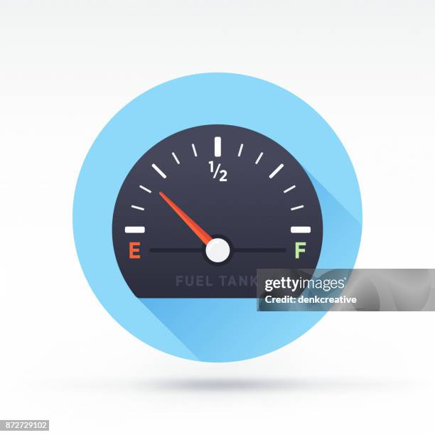 fuel icon - dial stock illustrations