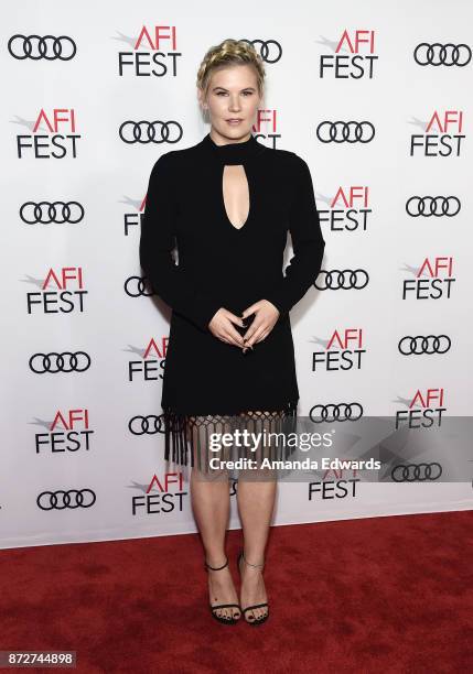 Actress Rory Uphold arrives at the AFI FEST 2017 Filmmakers' Photo Call at the TCL Chinese 6 Theatres on November 10, 2017 in Hollywood, California.
