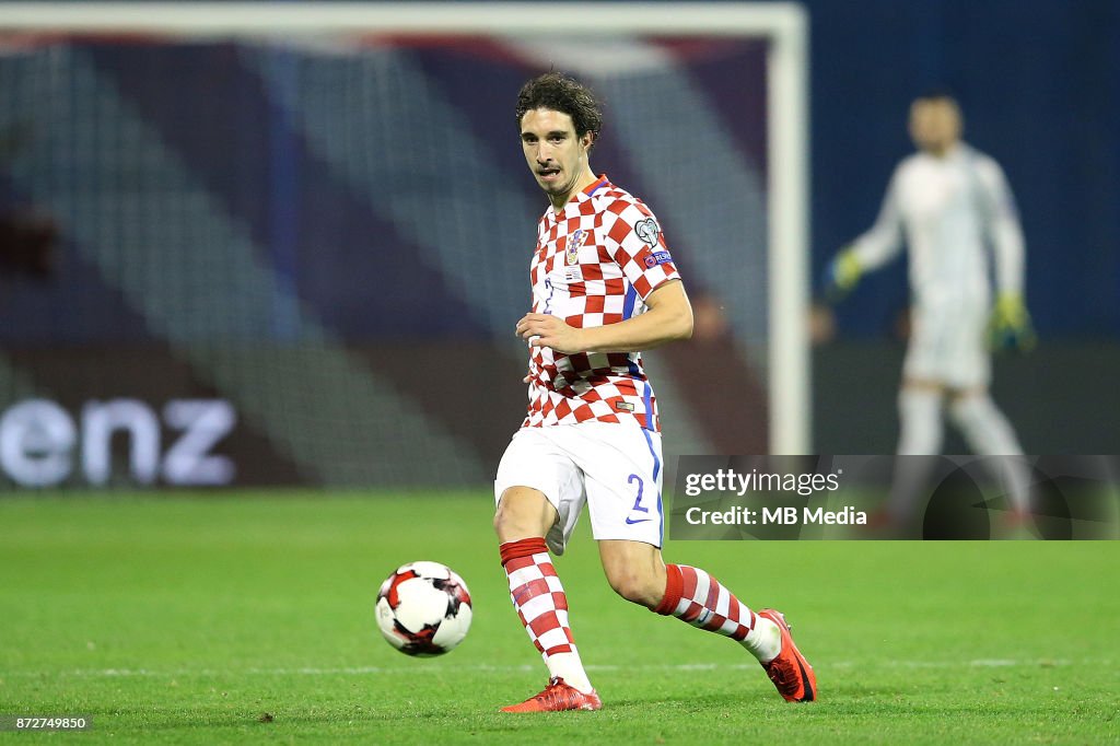 European Qualifiers play-off first leg, Croatia - Greece