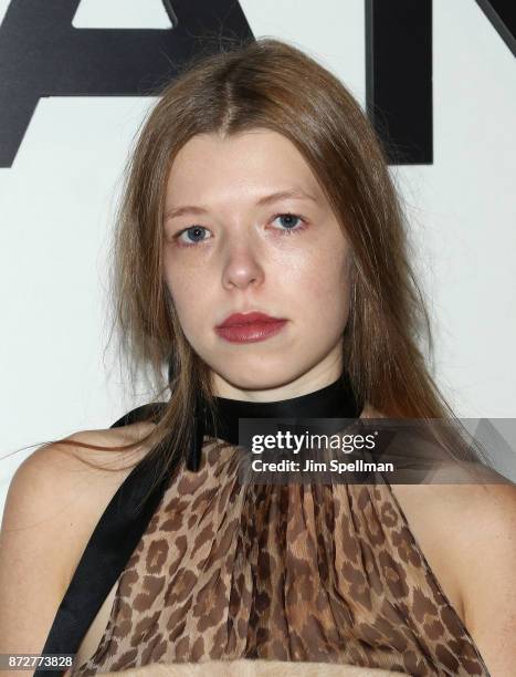 Paris Starn attends the launch of The Coco Club celebrated by CHANEL at The Wing Soho on November 10, 2017 in New York City.