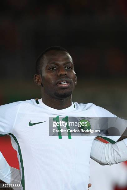 Saudi Arabia midfielder Abdulmalek Al Khaibri during the match between Portugal and Saudi Arabia InternationalFriendly at Estadio do Fontelo, on...