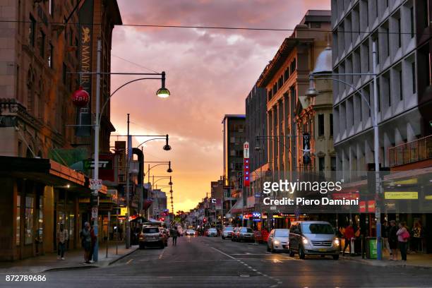 adelaide street scene - adelaide stock pictures, royalty-free photos & images