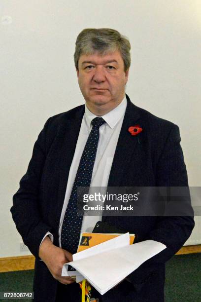 Liberal Democrat MP Alistair Carmichael at the Scottish Liberal Democrats' autumn conference where he moved an Emergency Motion on the Paradise...