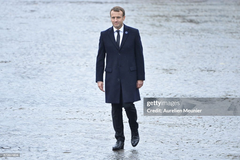 Commemoration of Armistice Day In Paris