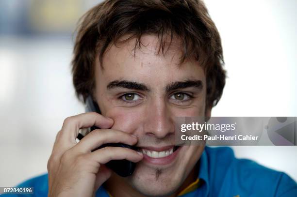 Fernando Alonso, Grand Prix of Hungary, Hungaroring, 24 August 2003.