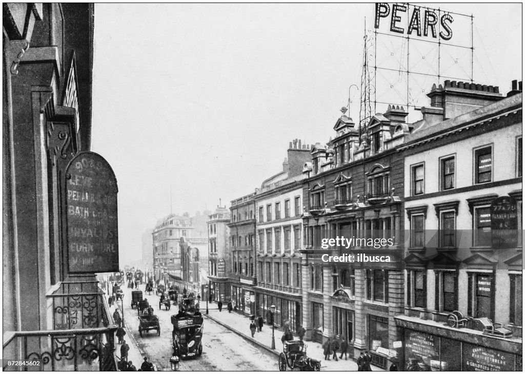 Antique photograph of London: New Oxford Street