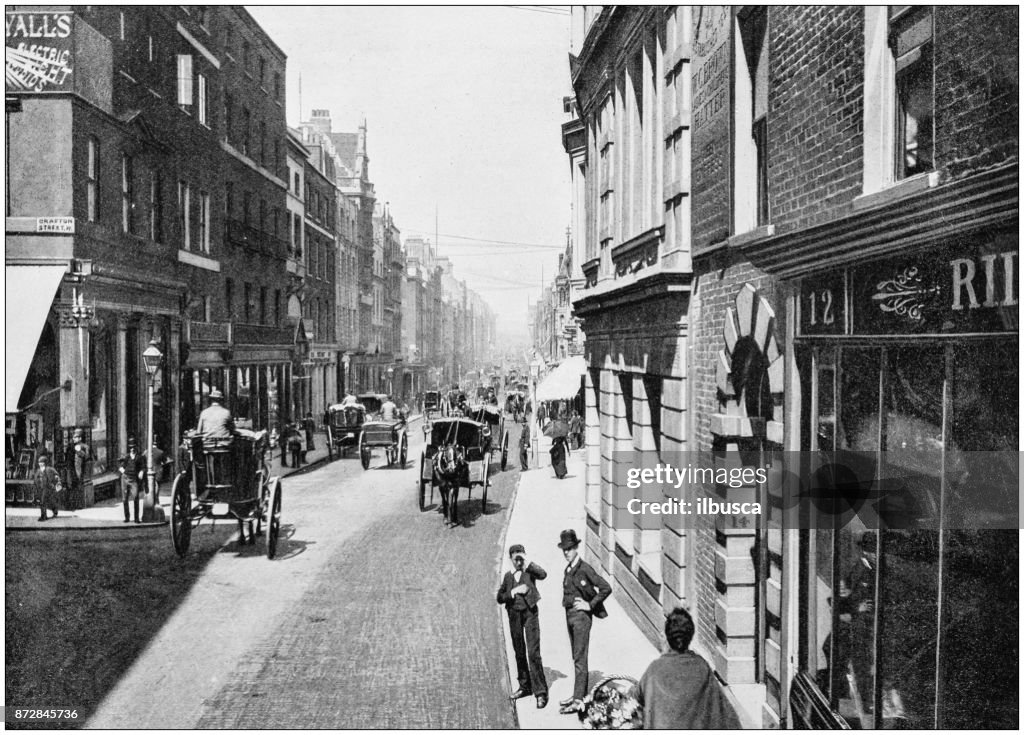 Antique photograph of London: Bond Street