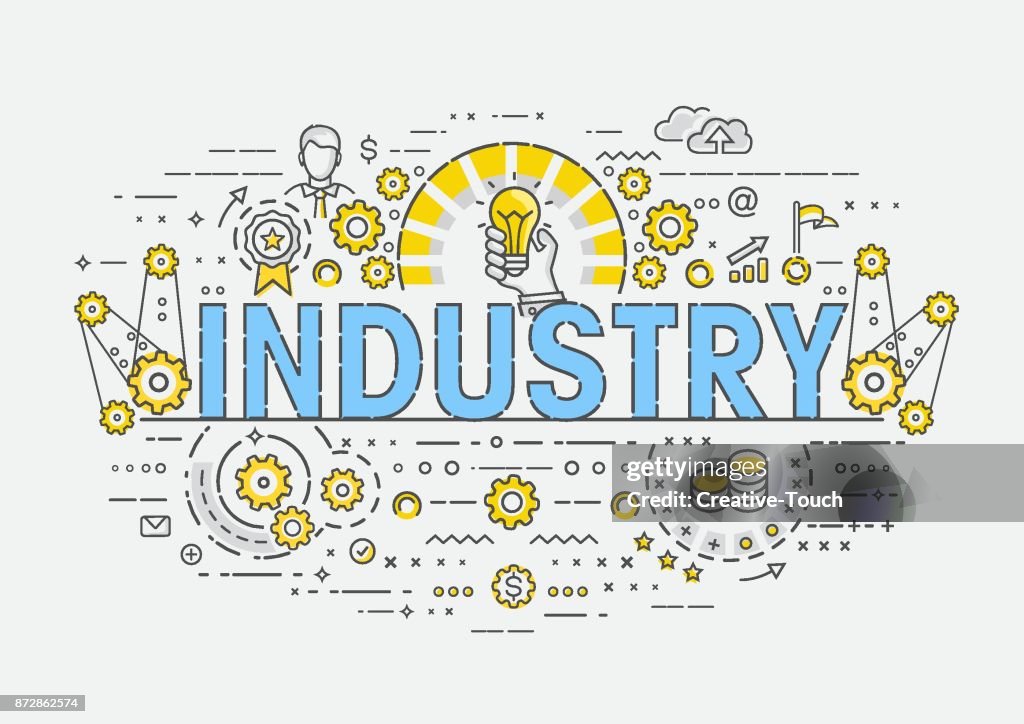 Dünne Konzept - Industrie