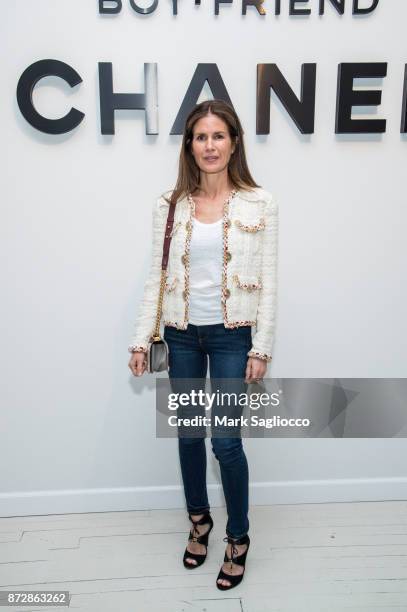 Makeup artist Gucci Westman attends the CHANEL celebration of the launch of The Coco Club at The Wing Soho on November 10, 2017 in New York City.