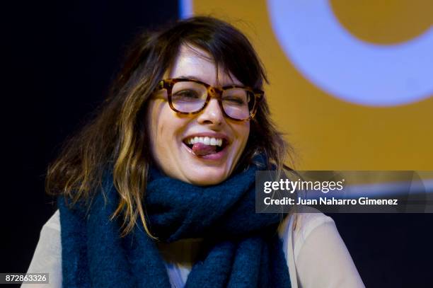 Lena Headey attends Heroes Comic Con at IFEMA on November 11, 2017 in Madrid, Spain.