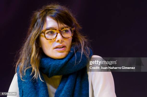 Lena Headey attends Heroes Comic Con at IFEMA on November 11, 2017 in Madrid, Spain.