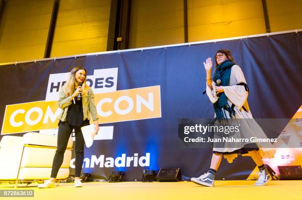 Lena Headey attends Heroes Comic Con at IFEMA on November 11, 2017 in Madrid, Spain.