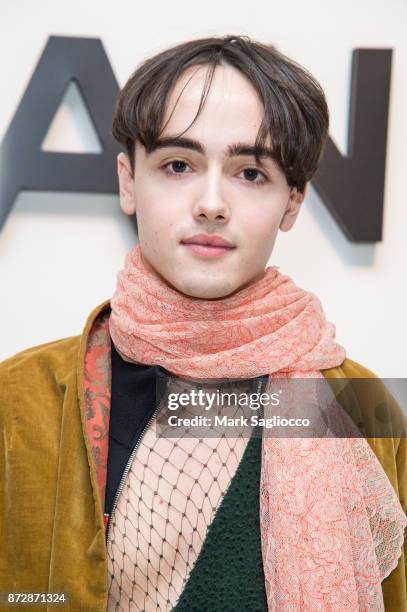 Matthew Domescek attends the CHANEL celebration of the launch of The Coco Club at The Wing Soho on November 10, 2017 in New York City.