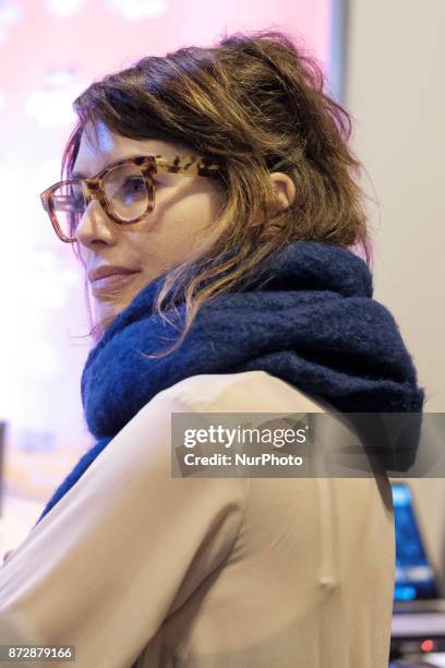 British actress Lena Headey poses for photographers in the Heroes Comic Con Fair in Madrid, Spain, 11 November 2017.