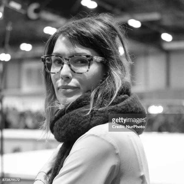 British actress Lena Headey poses for photographers in the Heroes Comic Con Fair in Madrid, Spain, 11 November 2017.