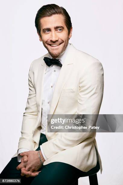 Actor Jake Gyllenhaal poses for a portrait at the 31st Annual American Cinematheque Awards Gala at The Beverly Hilton Hotel on November 10, 2017 in...