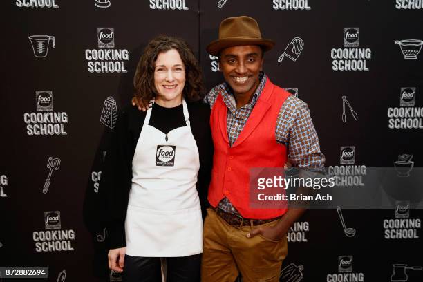 Food Network Magazine Editor in Chief Maile Carpenter and Chef Marcus Samuelsson attend Food Network Magazine's 2nd Annual Cooking School featuring...