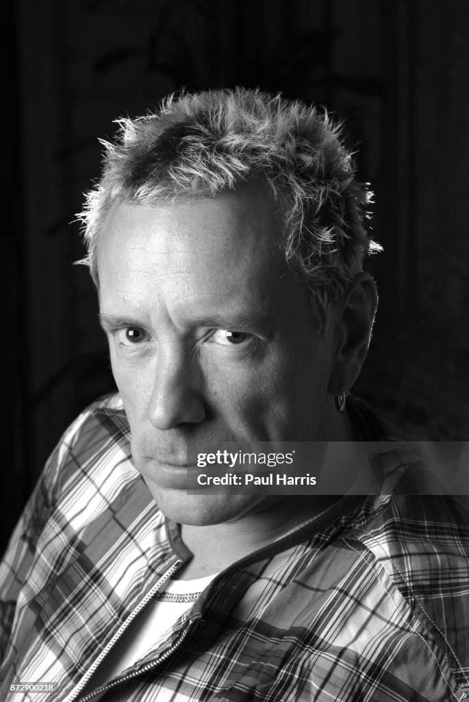 Singer Rotten Johnny Rotten who was lead singer and founder of the 70's Punk Group ...