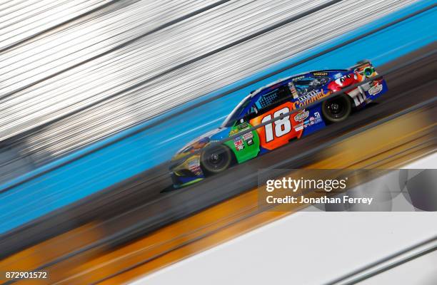 Kyle Busch, driver of the M&M's Caramel Toyota, during practice for the Monster Energy NASCAR Cup Series Can-Am 500 at Phoenix International Raceway...