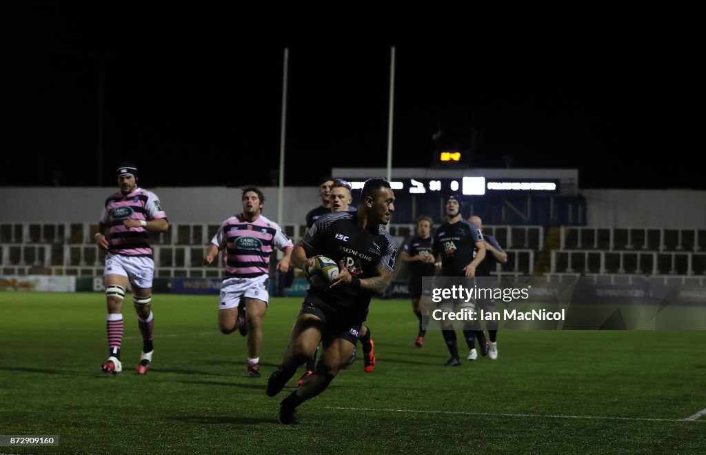 Newcastle Falcons v Cardiff Blues - Anglo-Welsh Cup