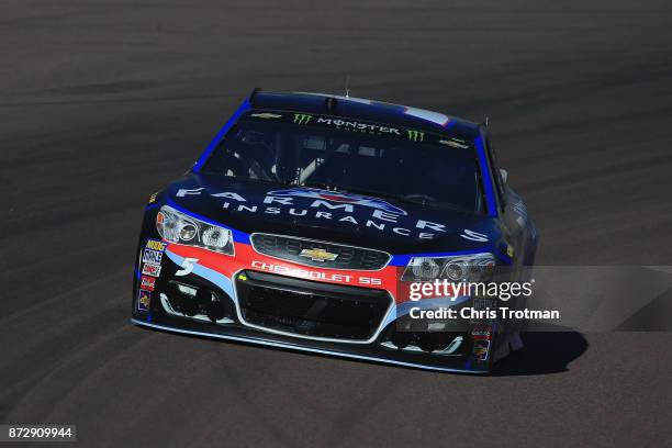 Kasey Kahne, driver of the Farmers Insurance Chevrolet, practices for the Monster Energy NASCAR Cup Series Can-Am 500 at Phoenix International...