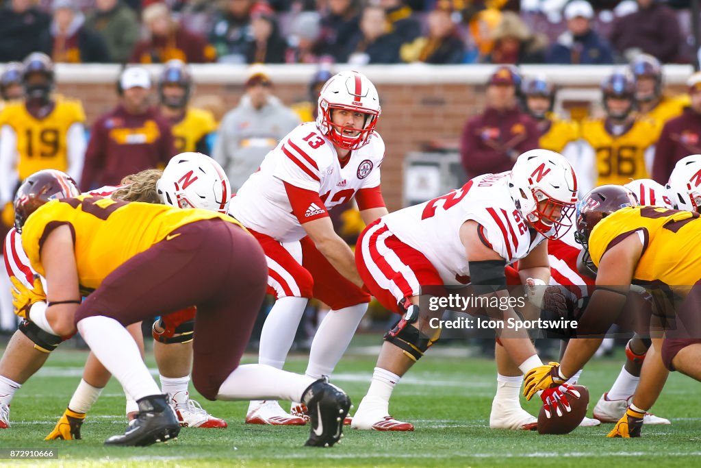 COLLEGE FOOTBALL: NOV 11 Nebraska at Minnesota