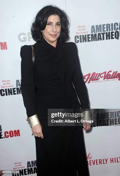 Warner Bros. President of Worldwide Marketing and Distribution Sue Kroll arrives for the 31st Annual American Cinematheque Awards Gala held at The...