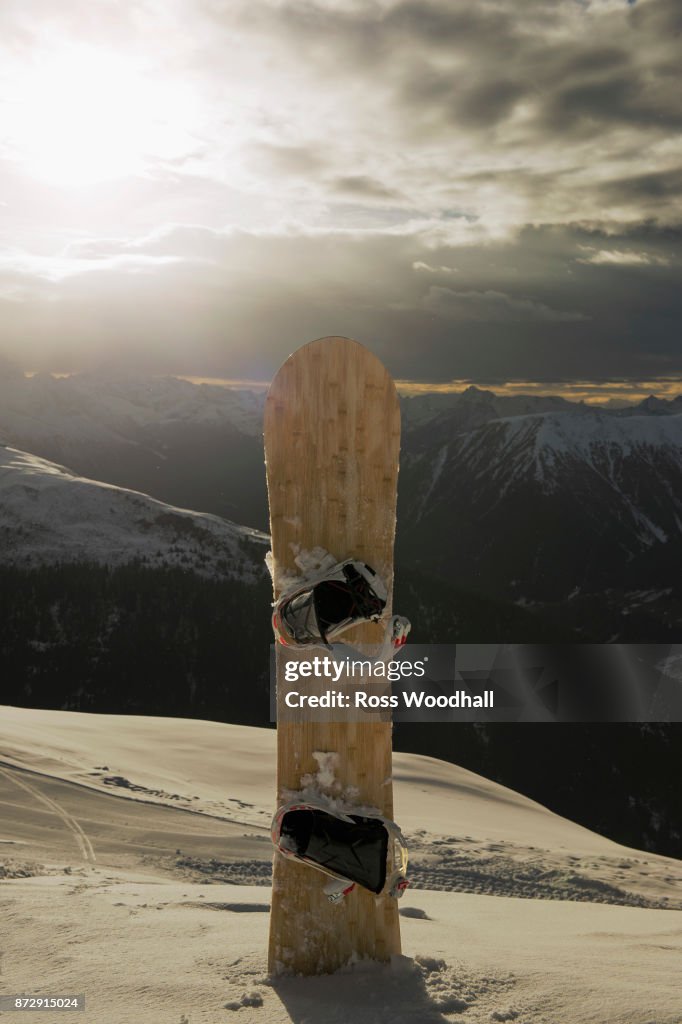 Snowboard, Davos, Switzerland.