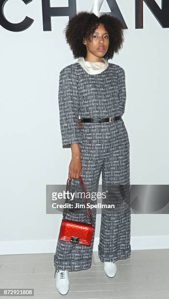 Kabrina Adams attends the launch of The Coco Club celebrated by CHANEL at The Wing Soho on November 10, 2017 in New York City.