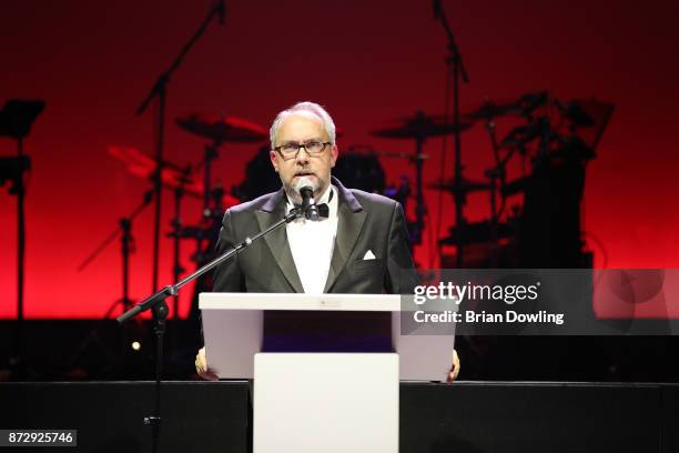 Tulip Chairman Stephan Goericke speaks at the TULIP Gala 2017 at Metropolis-Halle on November 11, 2017 in Potsdam, Germany.