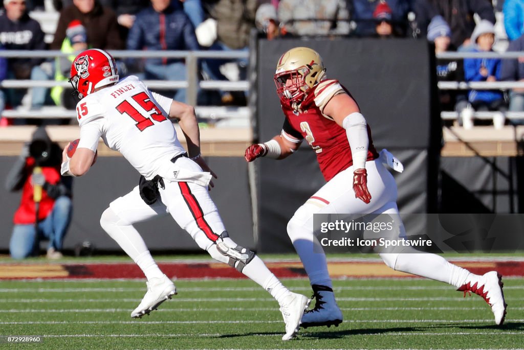 COLLEGE FOOTBALL: NOV 11 NC State at Boston College