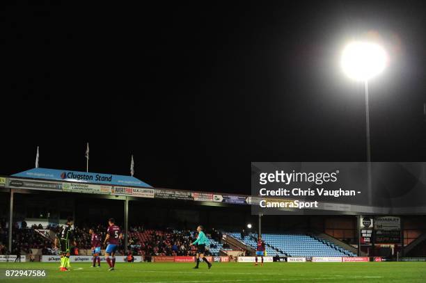 General view of Glanford Park, home of Scunthorpe United FC during the Sky Bet League One match between Scunthorpe United and Bristol Rovers at...