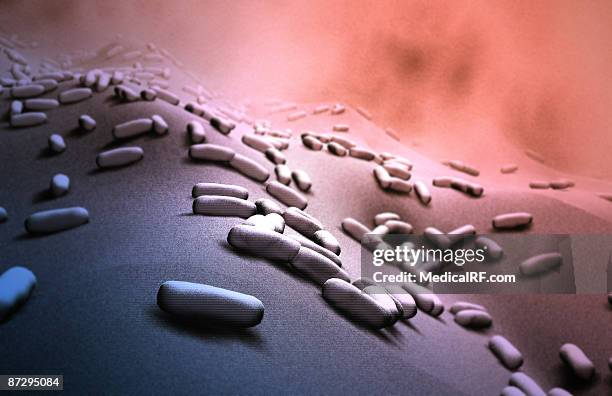 rod shaped bacteria - bacillus cereus 幅插畫檔、美工圖案、卡通及圖標