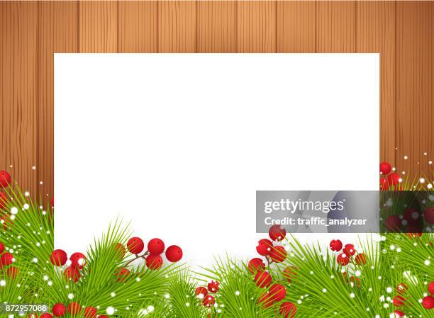 christmas background - brazilian pepper tree stock illustrations