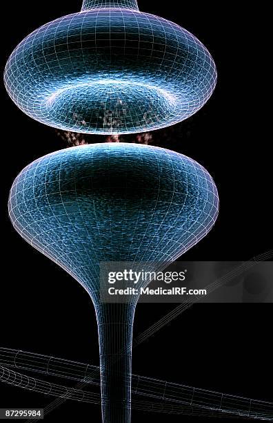 synapse - synapsenspalt stock-grafiken, -clipart, -cartoons und -symbole