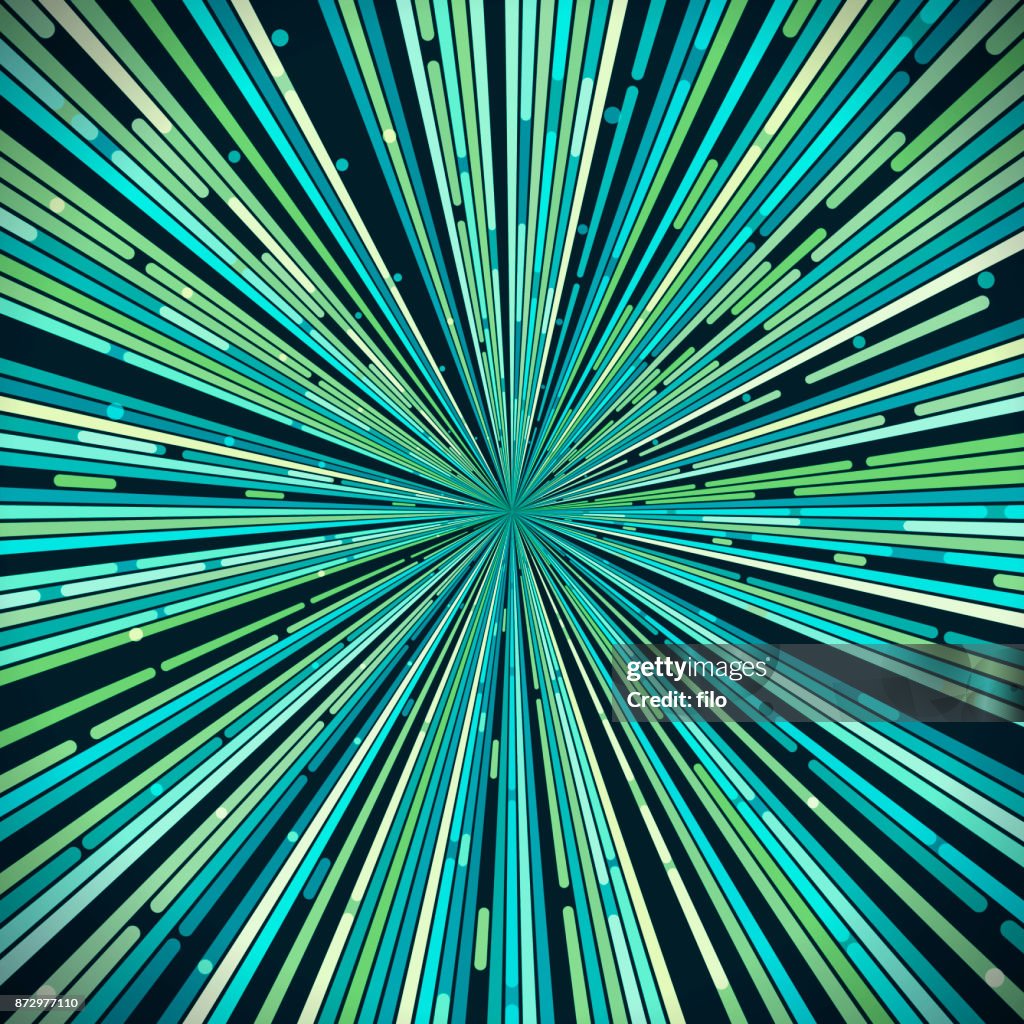 Kromtrekken, abstracte achtergrond