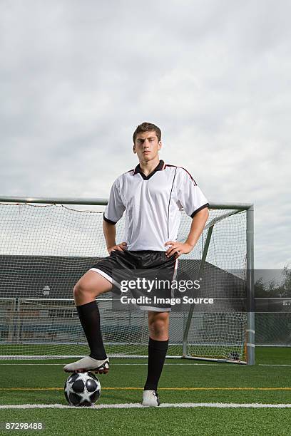 footballer - soccer uniform foto e immagini stock