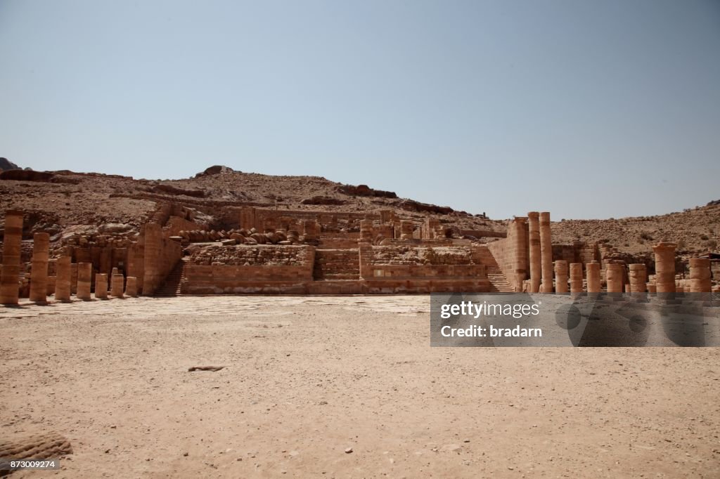 Petra, Jordan: the Great Temple